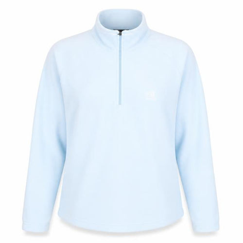 Craghoppers Women Light Blue Half Zip Fleece Sweatshirt UK 14