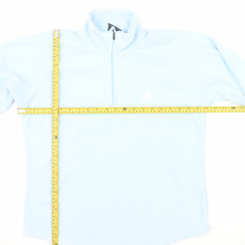 Craghoppers Women Light Blue Half Zip Fleece Sweatshirt UK 14