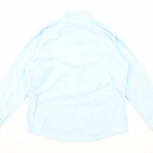 Craghoppers Women Light Blue Half Zip Fleece Sweatshirt UK 14
