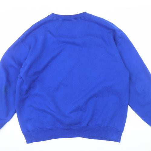 Champion Men’s Blue XL Pullover Sweatshirt Crew Neck Fleece Jumper