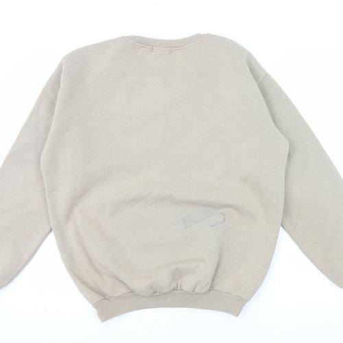 PrettyLittleThing Women Beige Small Pullover Sweatshirt