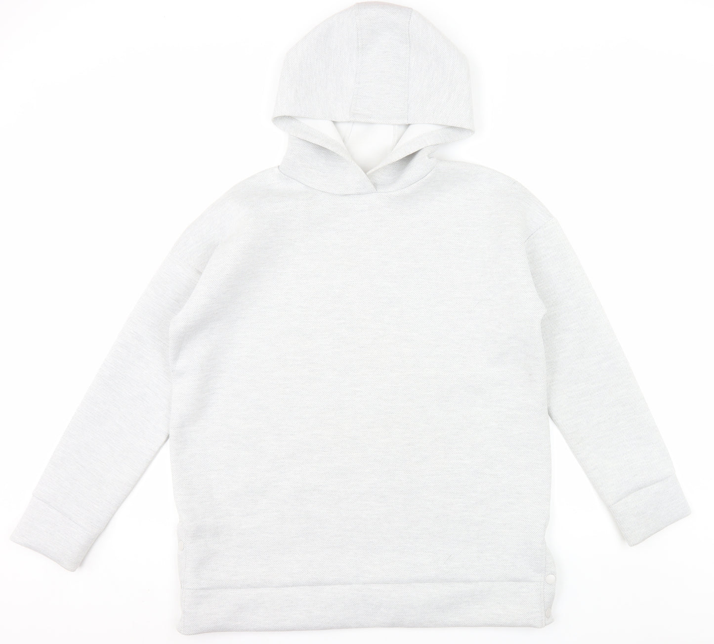 Souluxe Mens Grey Pullover Hoodie Size M Stretch Lightweight