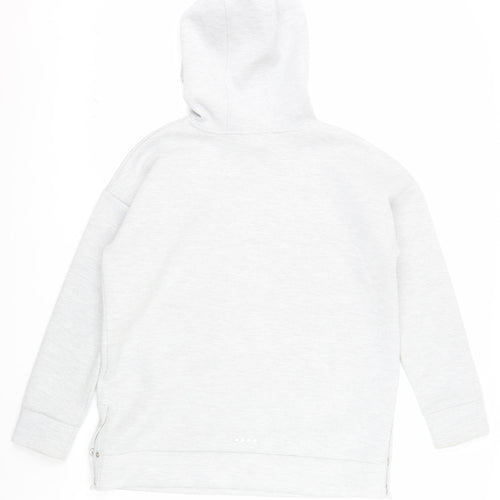 Souluxe Mens Grey Pullover Hoodie Size M Stretch Lightweight