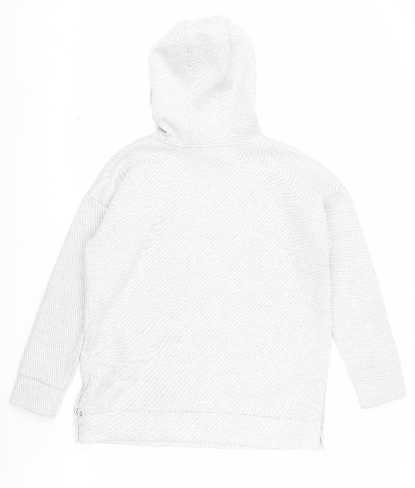 Souluxe Mens Grey Pullover Hoodie Size M Stretch Lightweight