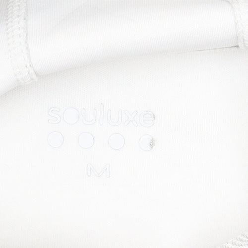 Souluxe Mens Grey Pullover Hoodie Size M Stretch Lightweight