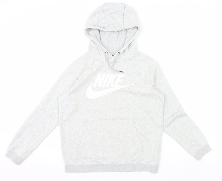 Nike Men's Grey Pullover Hoodie Small Sports Fleece Sweatshirt