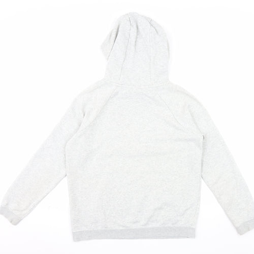 Nike Men's Grey Pullover Hoodie Small Sports Fleece Sweatshirt