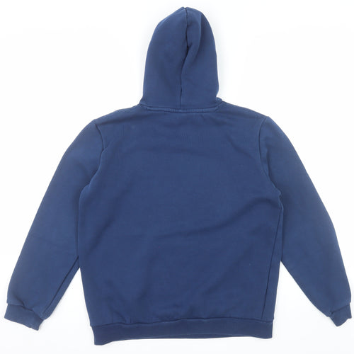Puma Boys Blue 15-16 Years Pullover Hoodie with Graphic Print