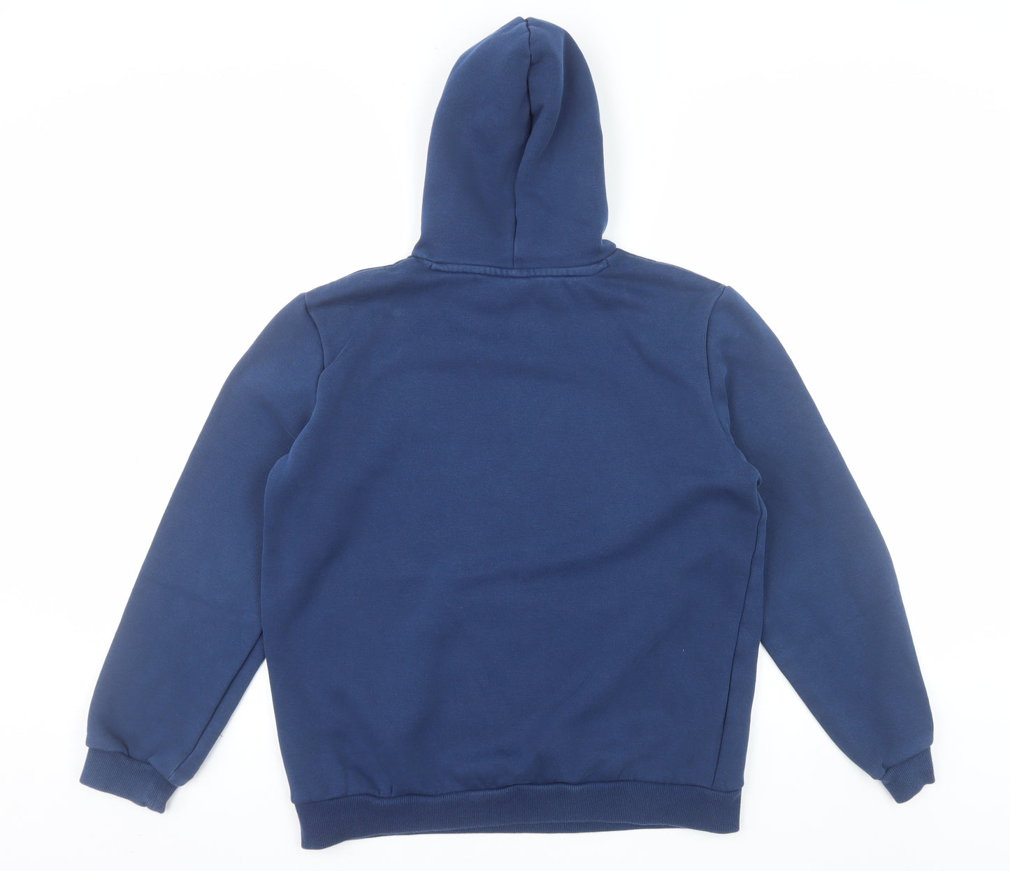 Puma Boys Blue 15-16 Years Pullover Hoodie with Graphic Print