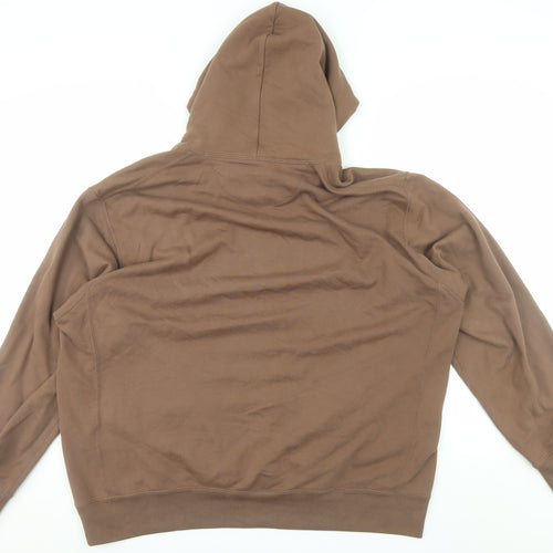 Uniqlo Men's Brown 2XL Pullover Cotton Hoodie