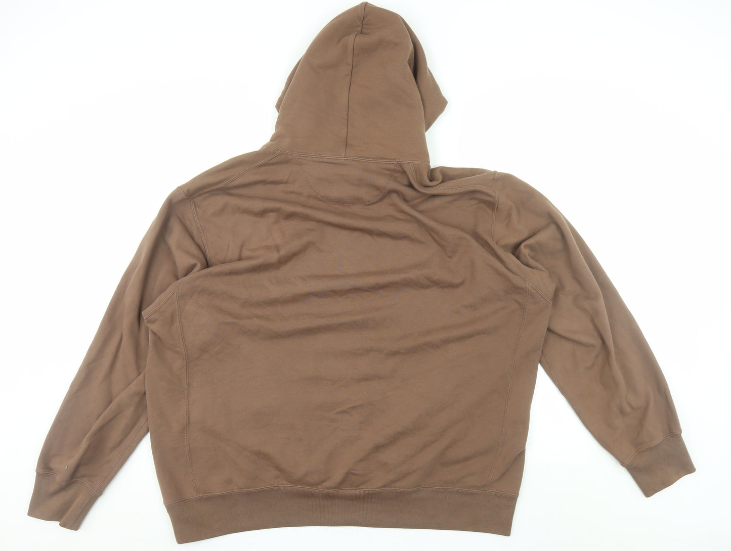 Uniqlo Men's Brown 2XL Pullover Cotton Hoodie