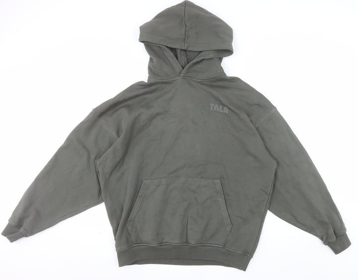 TALA Unisex Green Relaxed Fit Pullover Hoodie Size S