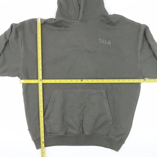 TALA Unisex Green Relaxed Fit Pullover Hoodie Size S