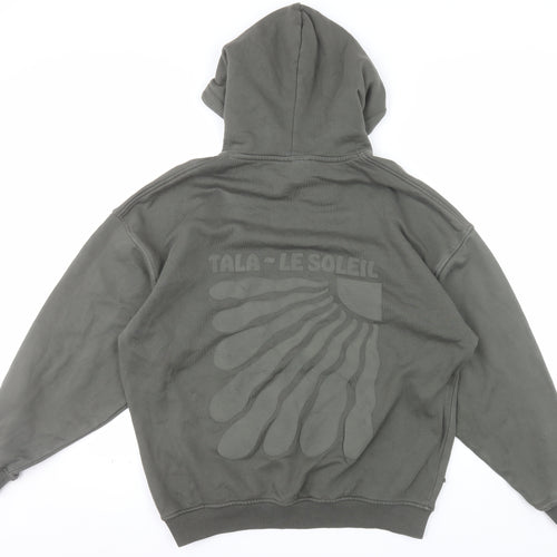 TALA Unisex Green Relaxed Fit Pullover Hoodie Size S