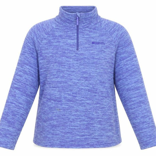 Mountain Warehouse Womens Purple Size 16 1/2 Zip Fleece Sweatshirt