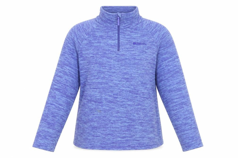 Mountain Warehouse Womens Purple Size 16 1/2 Zip Fleece Sweatshirt
