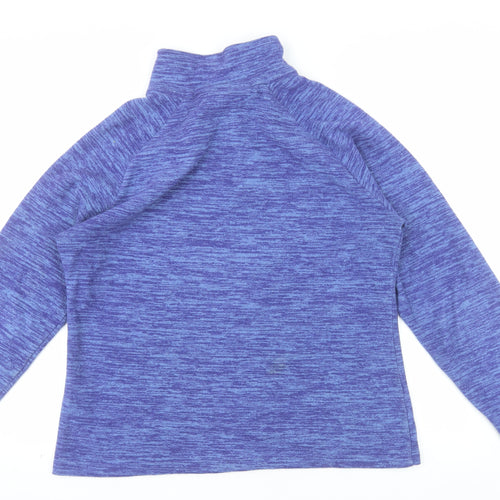 Mountain Warehouse Womens Purple Size 16 1/2 Zip Fleece Sweatshirt