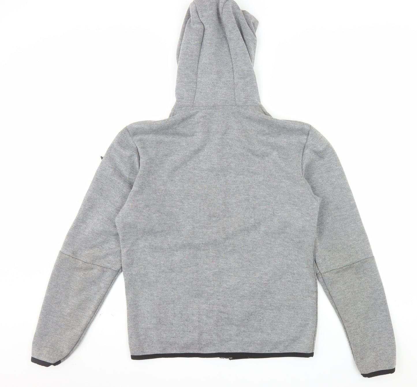 Nike Men's Grey Full Zip Hooded Sweatshirt S Sports Hoodie