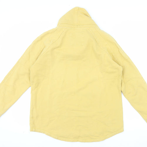 Boden Women's Yellow Cotton Pullover Hoodie UK 10 Long Sleeve