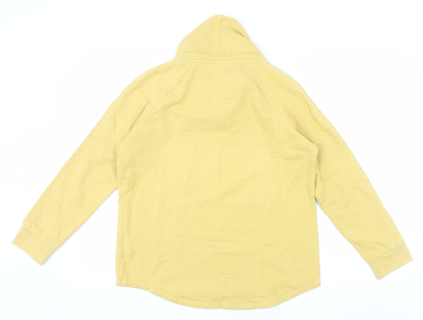 Boden Women's Yellow Cotton Pullover Hoodie UK 10 Long Sleeve