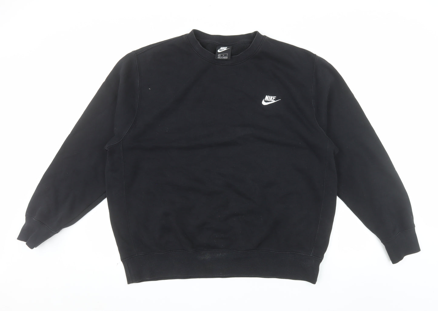 Nike Men's Black XL Pullover Crew Neck Fleece Sweatshirt