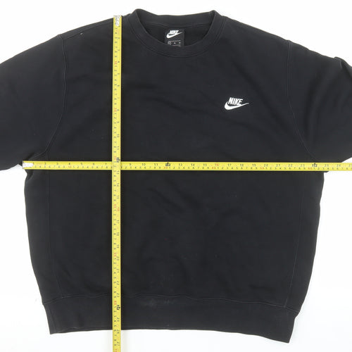 Nike Men's Black XL Pullover Crew Neck Fleece Sweatshirt