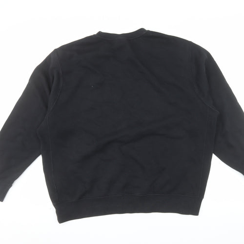 Nike Men's Black XL Pullover Crew Neck Fleece Sweatshirt