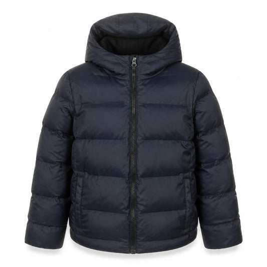 Next Boys Blue Hooded Puffer Jacket 9 Years Winter Mid-Length