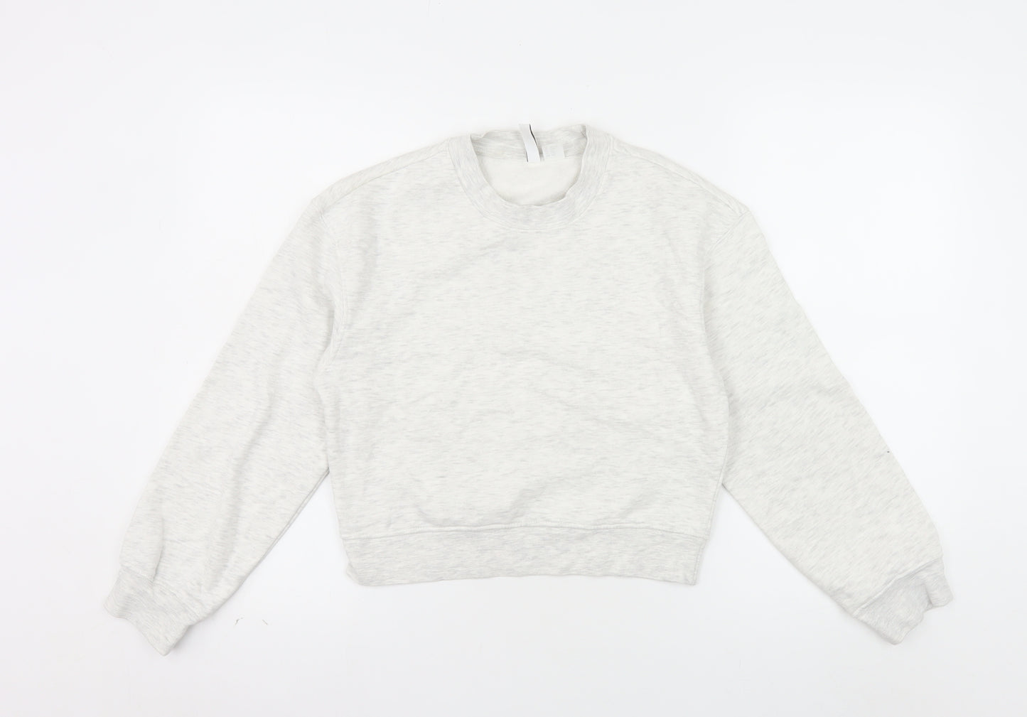 H&M Divided Women’s Grey Pullover Sweatshirt XXS Cotton Blend