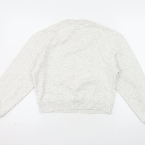 H&M Divided Women’s Grey Pullover Sweatshirt XXS Cotton Blend