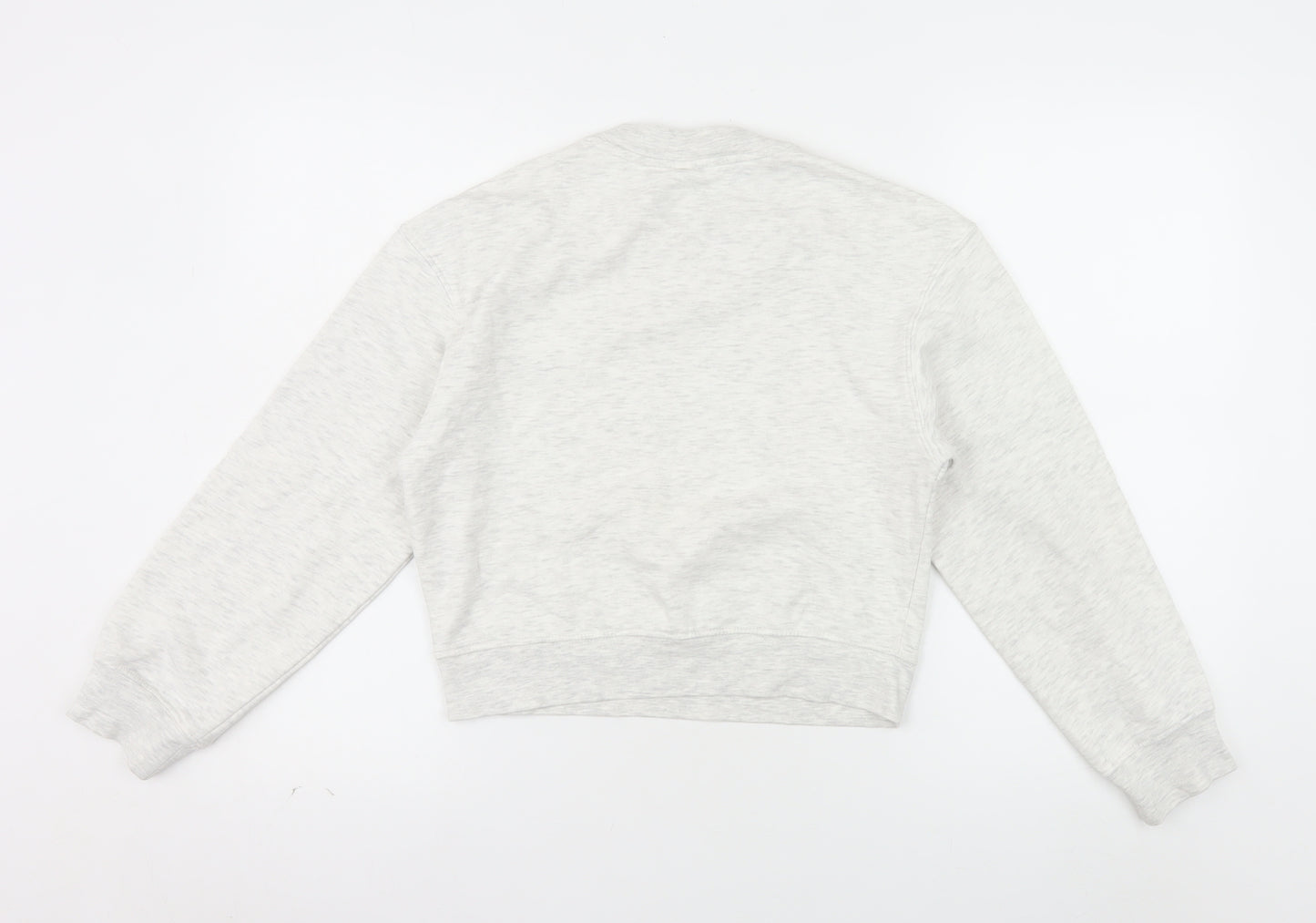 H&M Divided Women’s Grey Pullover Sweatshirt XXS Cotton Blend