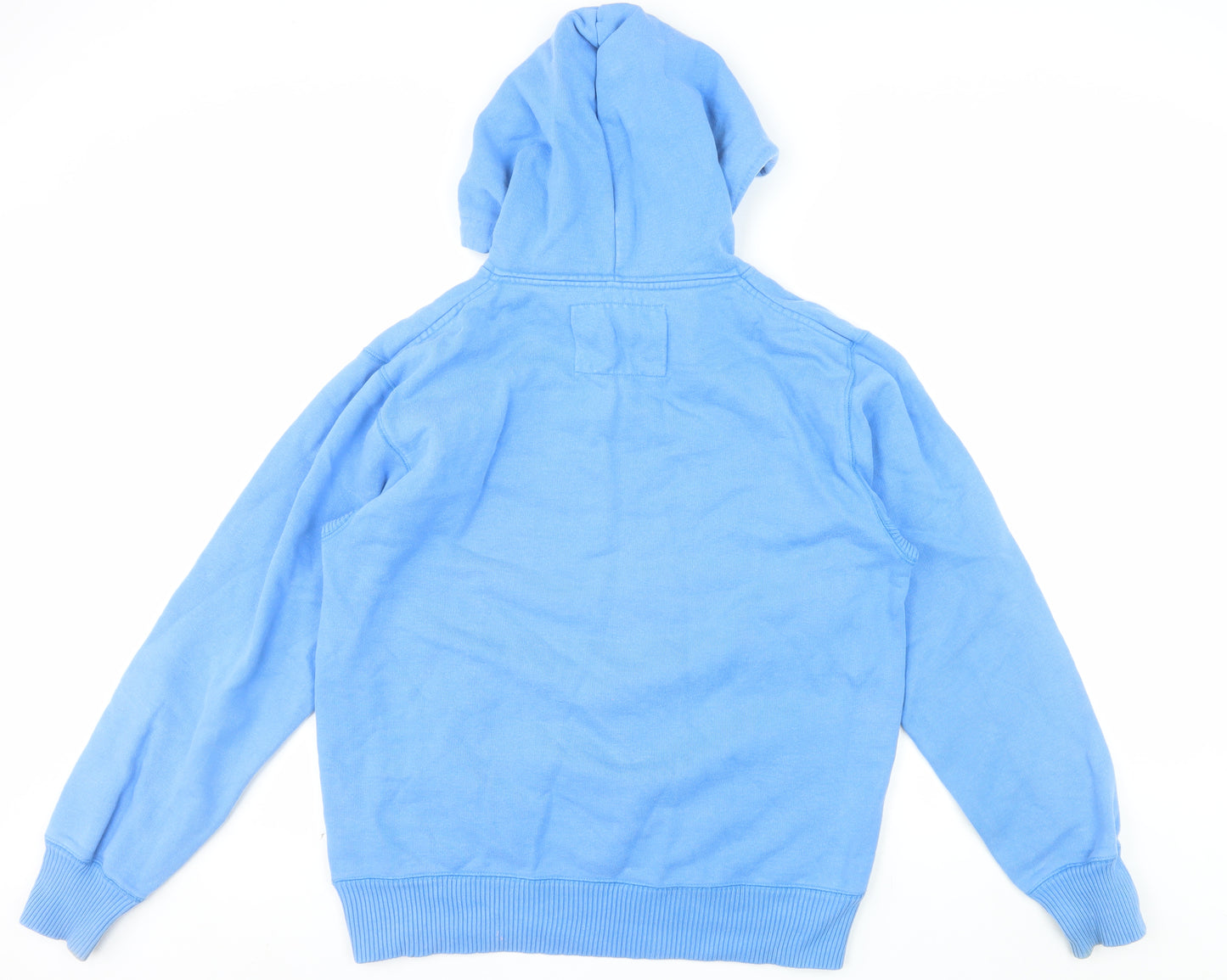 Jack Wills Men's Blue Pullover Hoodie Size Small Cotton Graphic