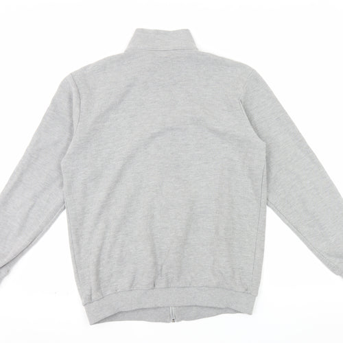 U.S. Polo Assn. Men's Grey Full Zip Sweatshirt XL Logo