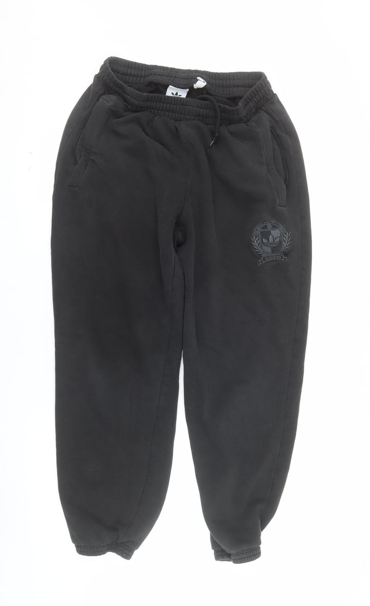 adidas Men's Black 2XL Jogger Sweatpants Fleece Activewear Trousers