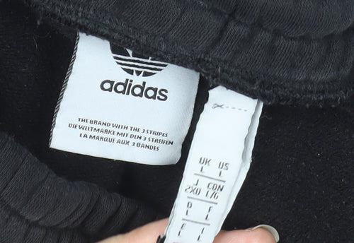 adidas Men's Black 2XL Jogger Sweatpants Fleece Activewear Trousers