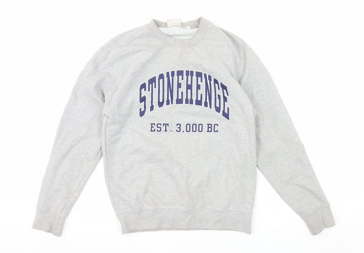 English Heritage Men's Grey XS Stonehenge Pullover Sweatshirt