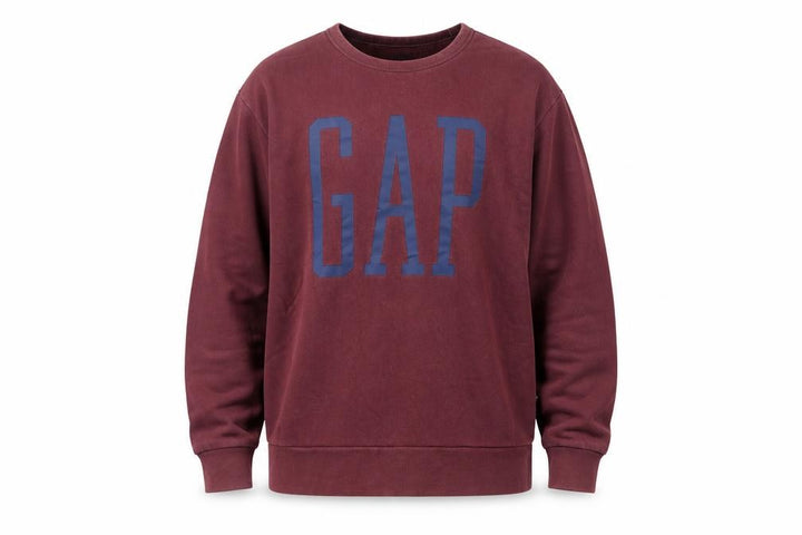 Gap Mens Red XL Pullover Crew Neck Fleece Sweatshirt