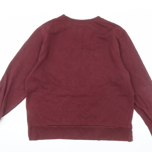 GAP Mens Red XL Pullover Crew Neck Fleece Sweatshirt