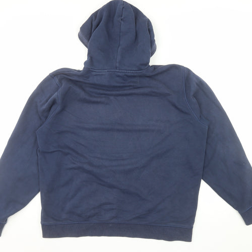 Original Penguin Men's Blue XL Pullover Hoodie Logo Cotton Blend