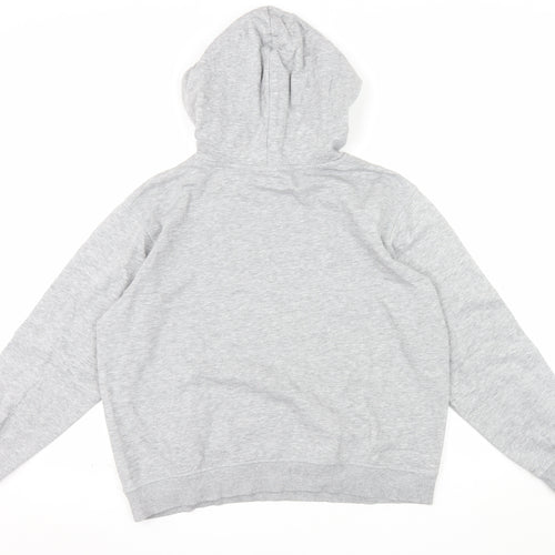 H&M L.O.G.G. Womens Grey Friends Hoodie Size M Cotton Blend