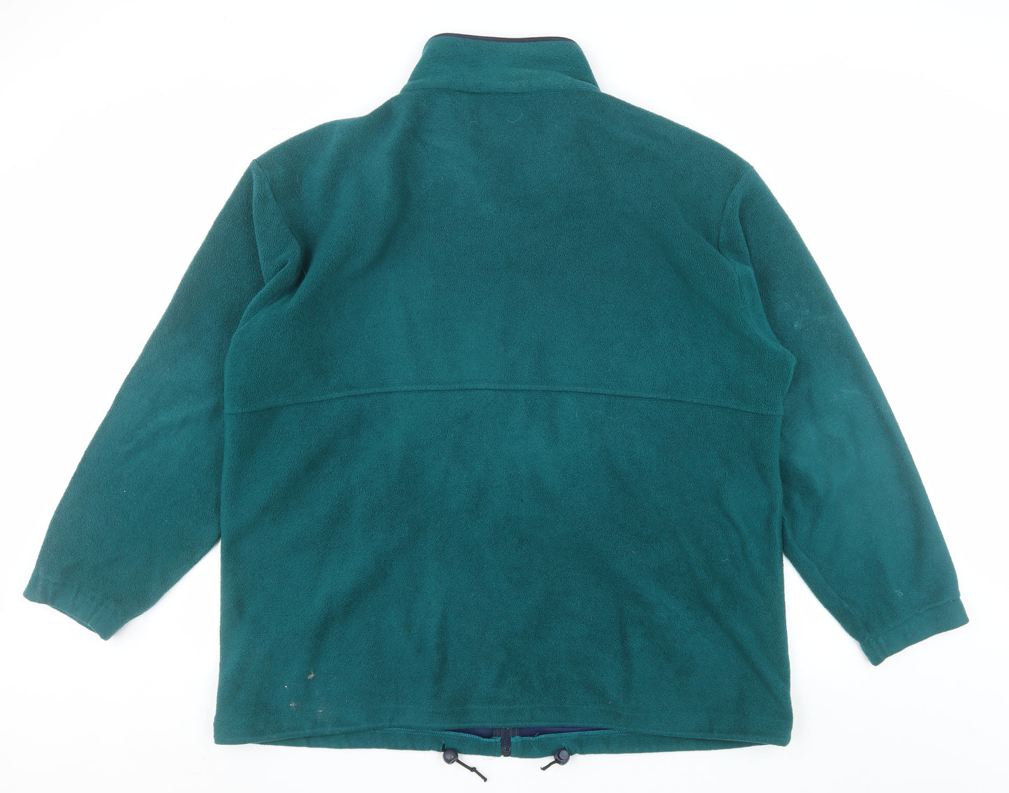 JRB Mens Green Fleece Full Zip Golf Jacket XL Regular Fit