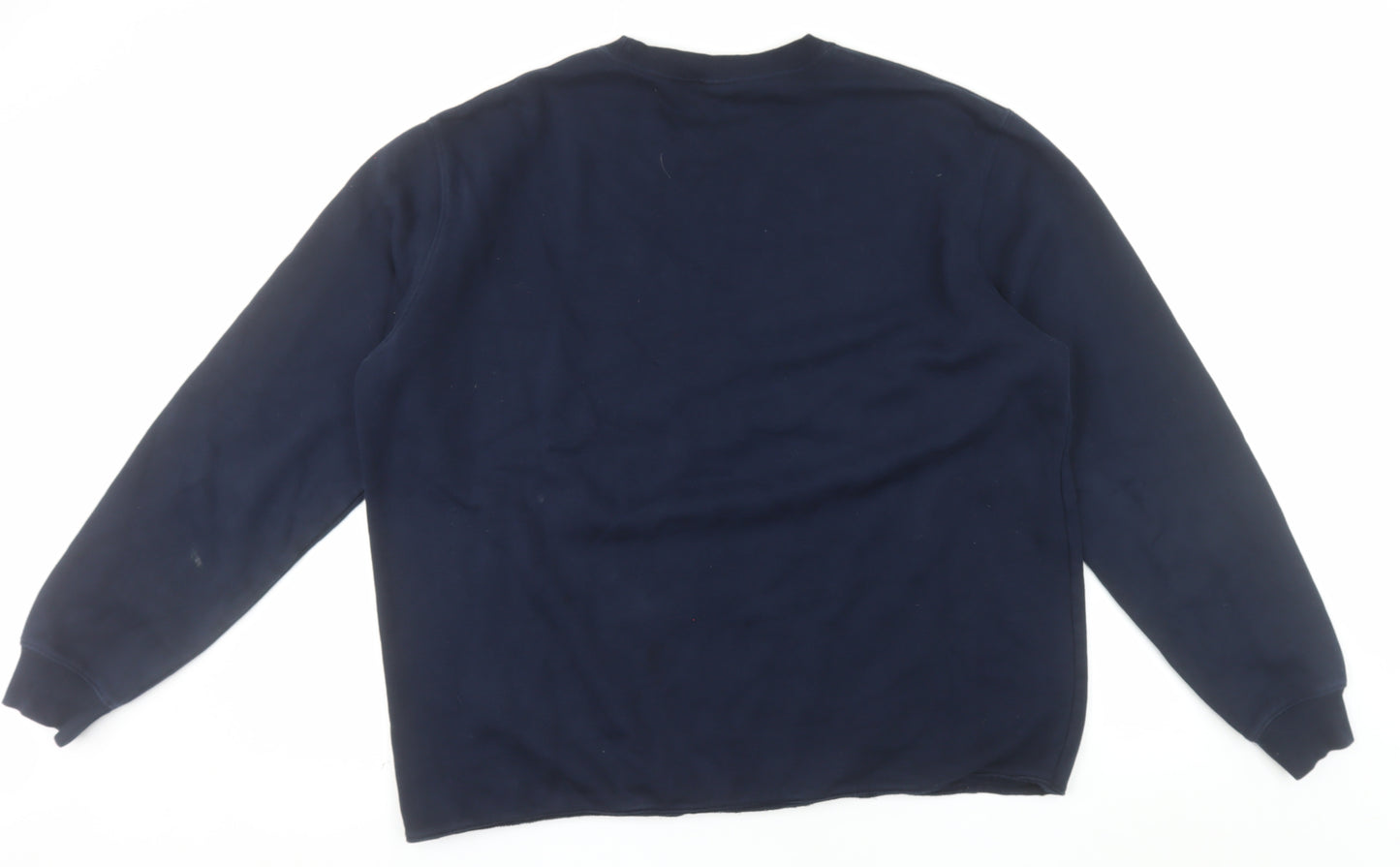 Cotton Traders Men's Blue XL Pullover Sweatshirt Crew Neck