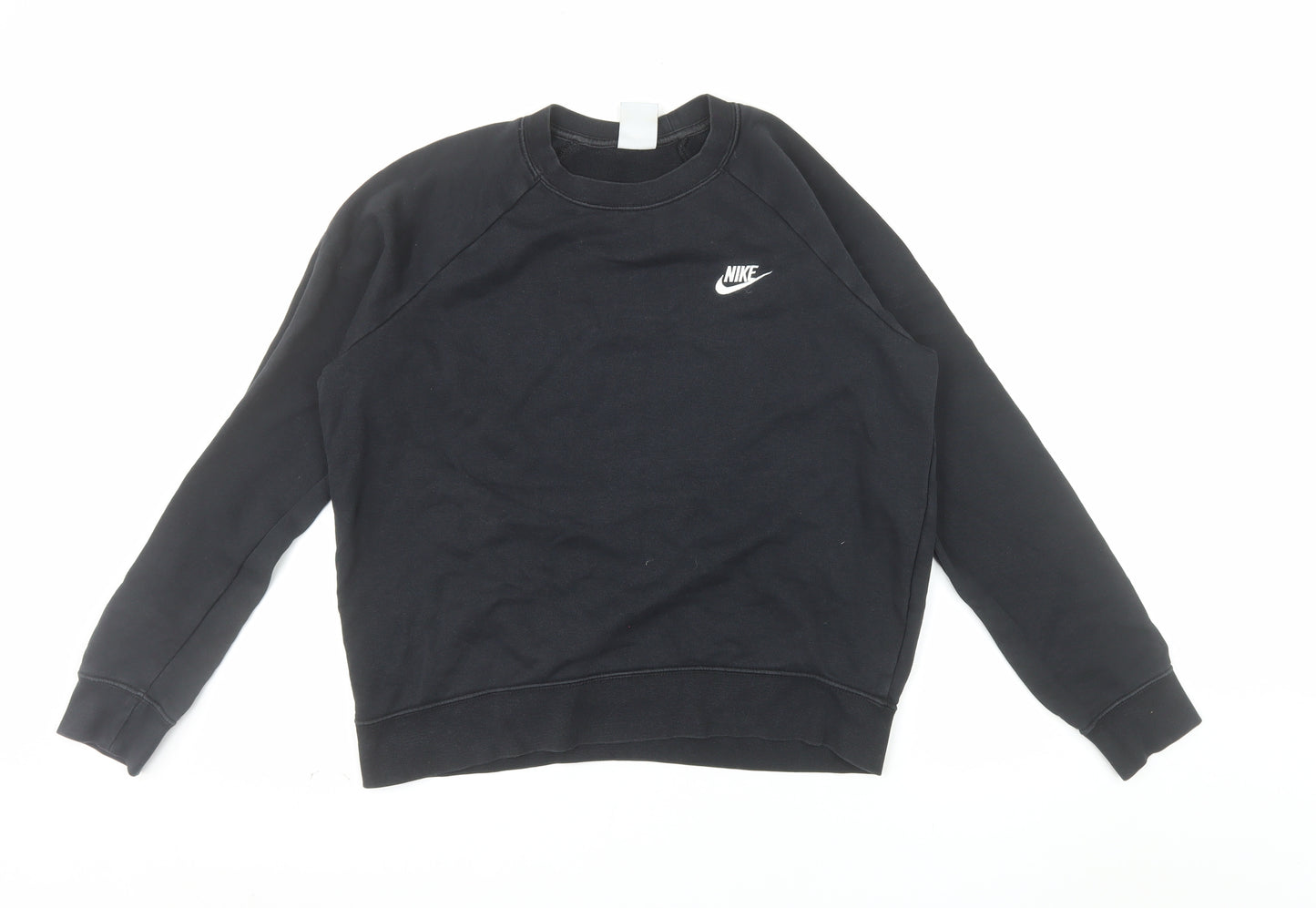 Nike Men's Black Fleece Pullover Sweatshirt M Regular Fit