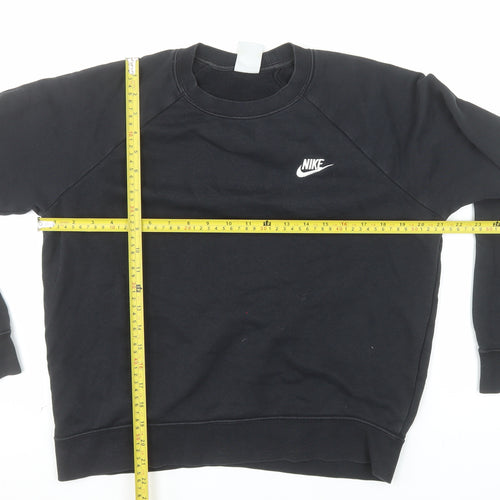 Nike Men's Black Fleece Pullover Sweatshirt M Regular Fit