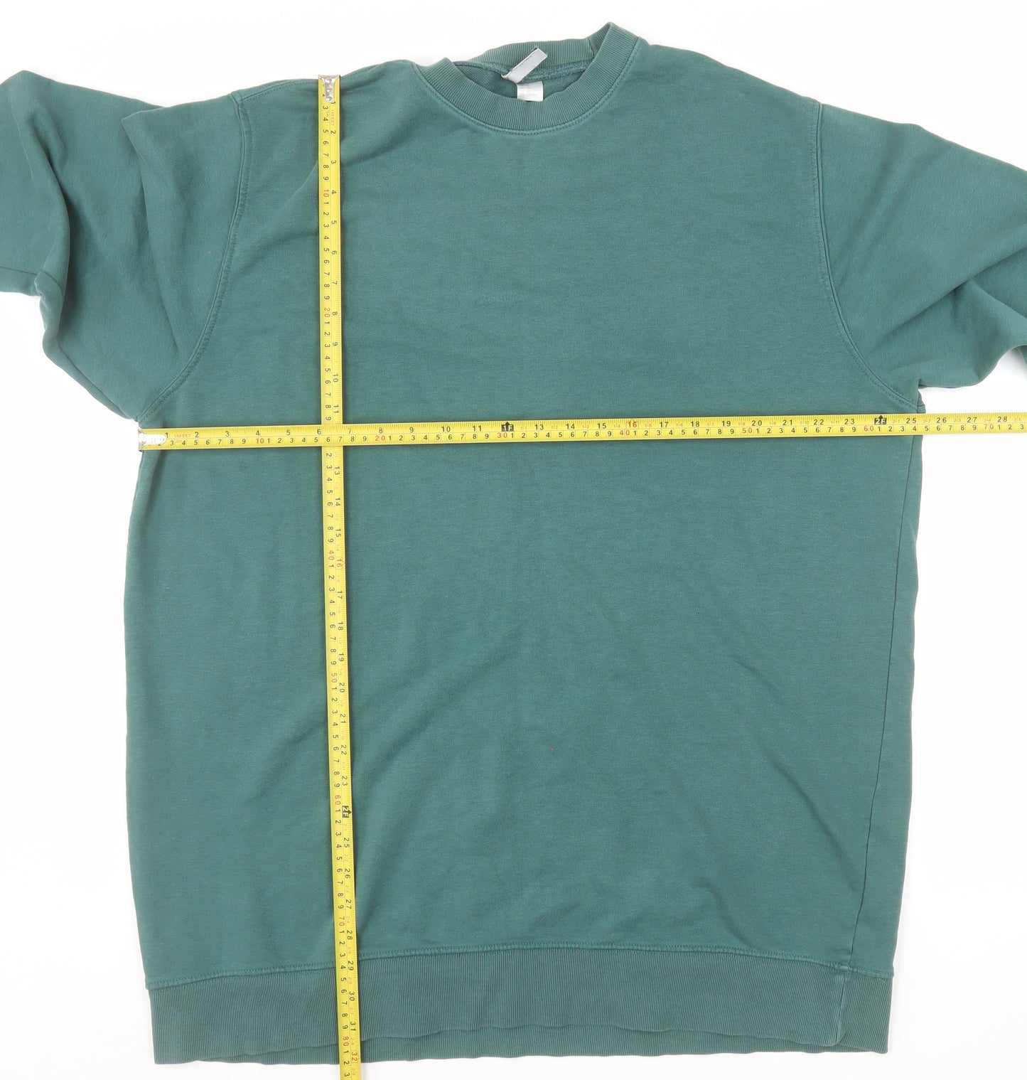 H&M Men's Green XL Pullover Crew Neck Sweatshirt