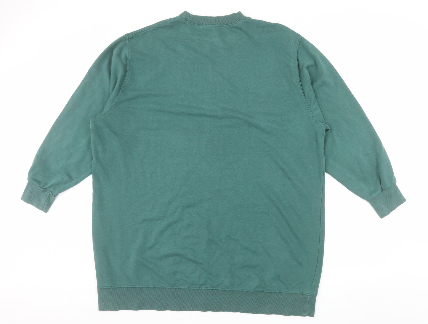 H&M Men's Green XL Pullover Crew Neck Sweatshirt