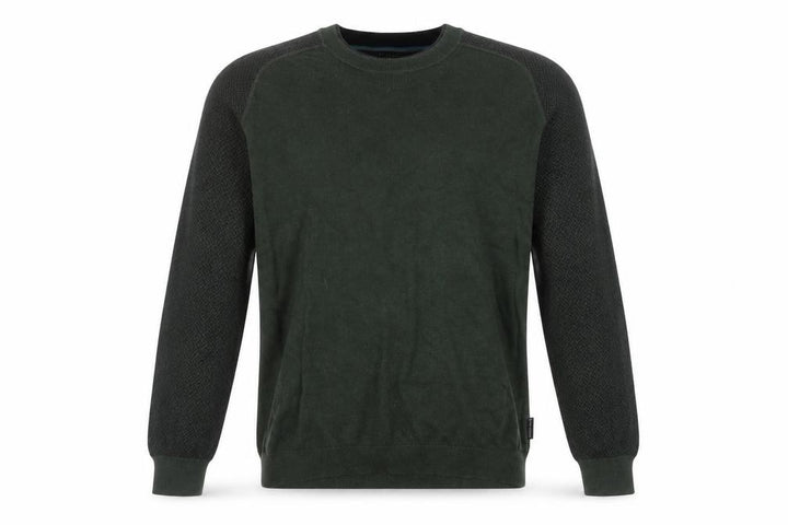 Ted Baker Men's Green Cotton Crew Neck Pullover Jumper Size L