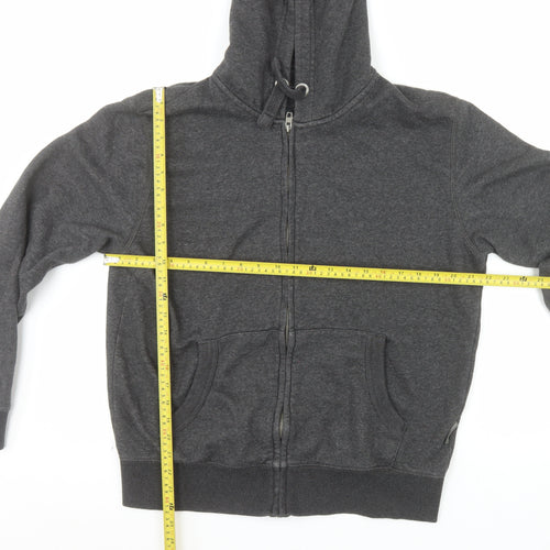 French Connection Men's Grey Full Zip Hoodie Size L