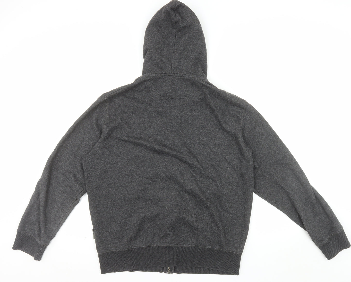 French Connection Men's Grey Full Zip Hoodie Size L