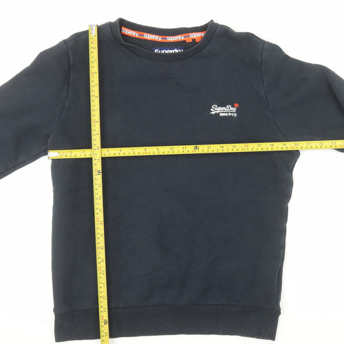 Superdry Men's Blue Crew Neck Pullover Sweatshirt Size L